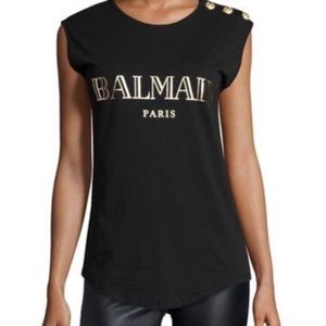 NEW BLACK BALMAIN SHIRT